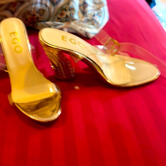 Platform heeled sandal type shoe - Picture 1 of 4